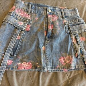Floral Denim Women's Jeans